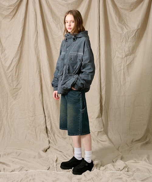 WETTEMPT ガーメントダイナイロンマウンテンパーカー Sサイズ WETTEMPT マウンテンパーカー ウインドブレーカー GARMENT DYED