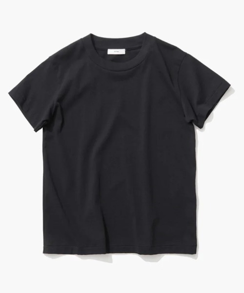 tシャツ ATON (エイトン) DRY COTTON JERSEY/CREWNECK T-SHIRT レディース