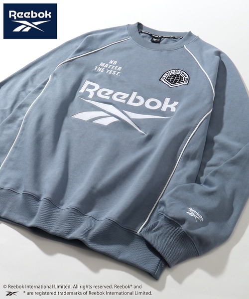 【90年代、オーバーサイズらラグラン】Reebokセンター刺繍ロゴスウェット. Reebok トレーナー スウェット 「Reebok/リーボック」裏毛
