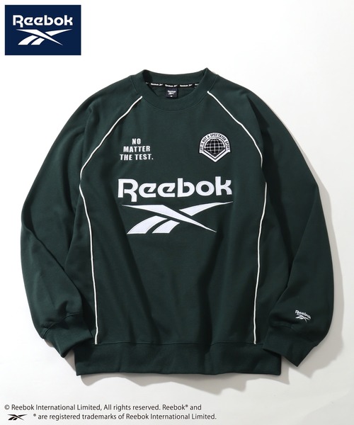 トレーナー スウェット 「REEBOK」 ラグラン パイピング 裏毛 プルオーバー スウェット / ゲーム トレーナー レディース メンズ Reebok トレーナー スウェット 「Reebok/リーボック」裏毛