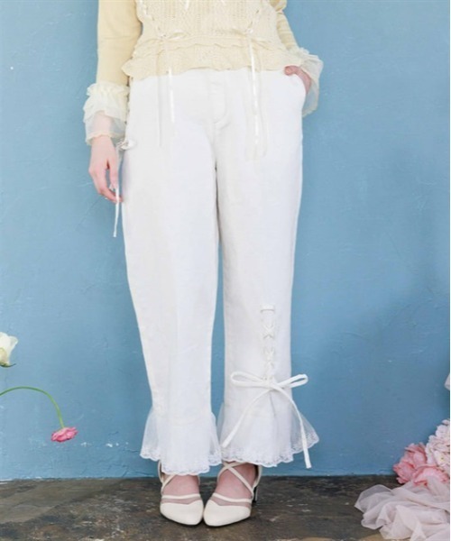 axes femme（アクシーズ ファム） ジーンズ デニム デニムパンツ 裾