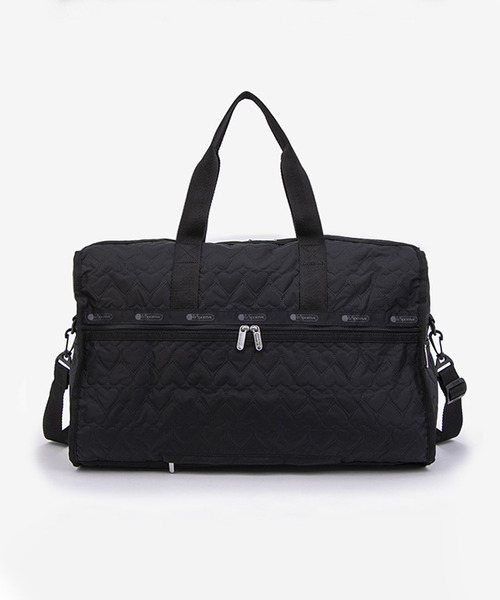 LeSportsac ハート柄 ボストンバッグ LG レスポートサック LeSportsac ボストンバッグ DELUXE LG WEEKENDER ブラックハート