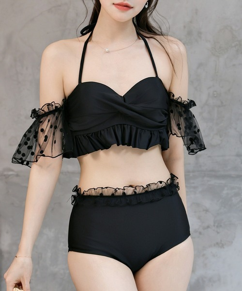TeddyShop（テディショップ） 水着 レディース水着 2WAYオフショル