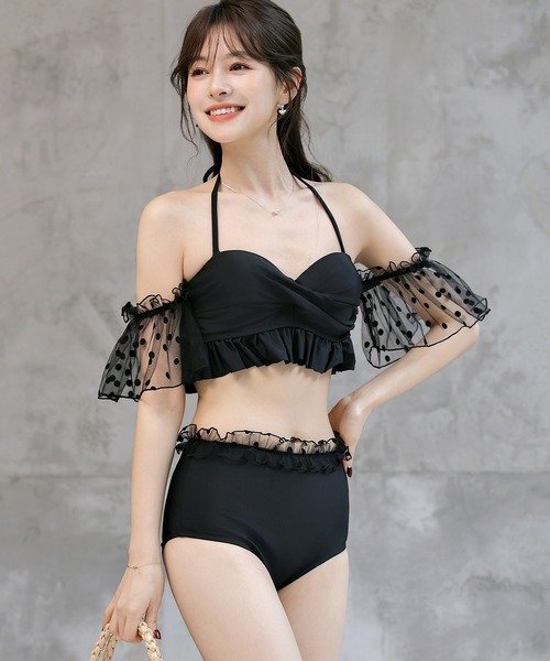 TeddyShop（テディショップ） 水着 レディース水着 2WAYオフショル