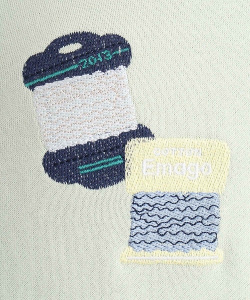 糸巻きロゴ刺繍カーデ emago ナチュラル カジュアル 大人 かわいい 北欧 糸巻き トップス カーディガン 楽天市場】糸巻きロゴ刺繍カーデ emago ナチュラル カジュアル