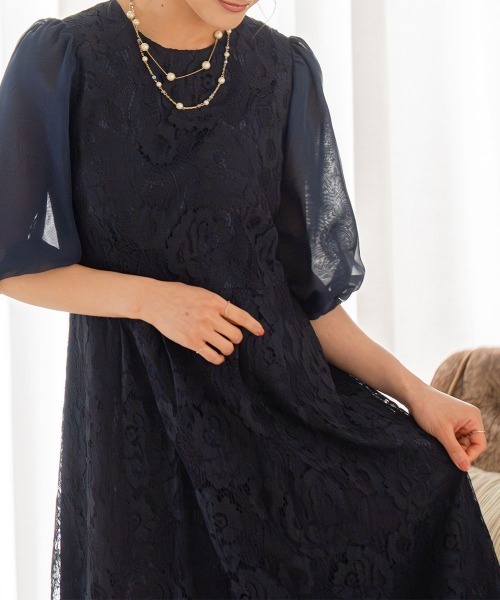 Jolie et Jolie（ジョリー エ ジョリー） ドレス レースデザイン