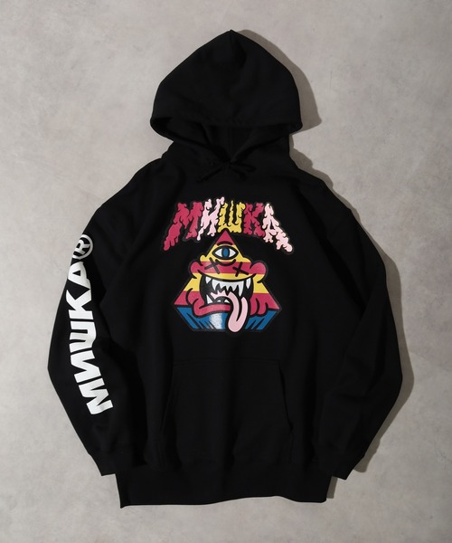 m1416 MISHIKA ミシカ パーカー フーディー プリント MISHKA パーカー HOOD SWEAT ミシカ スウェット プリント