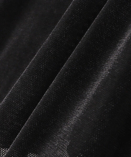 【DankeSchon】MESH VELOR CARDIGAN 2色展開 ブラック グレー DANKE SCHON カーディガン DankeSchon/ダンケシェーン/MESH