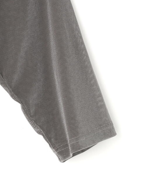 カーディガン DankeSchon/ダンケシェーン/MESH VELOR CARDHIGAN レディース メンズの画像