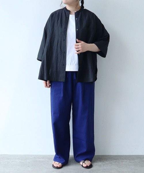 ブラウス シャツ バックスリット デニムシャツ レディース yuni ブラウス シャツ バックスリットブラウス レディース