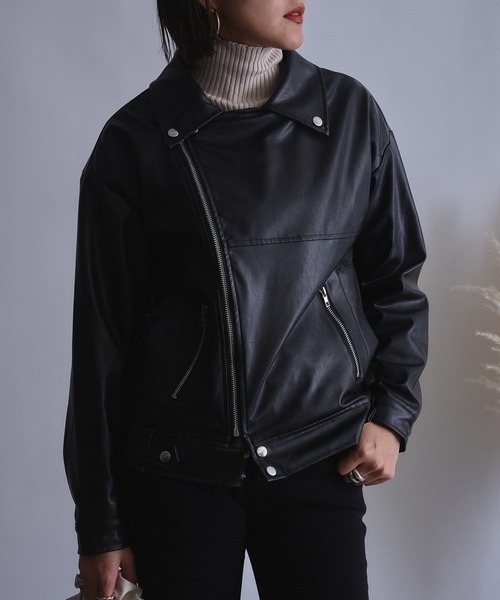 「MAISON BREEZE」 ブルゾン FREE ブラック レディース_画像3