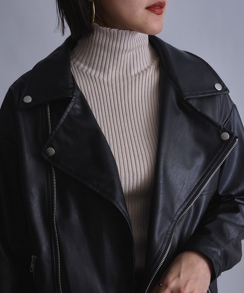 「MAISON BREEZE」 ブルゾン FREE ブラック レディース_画像4