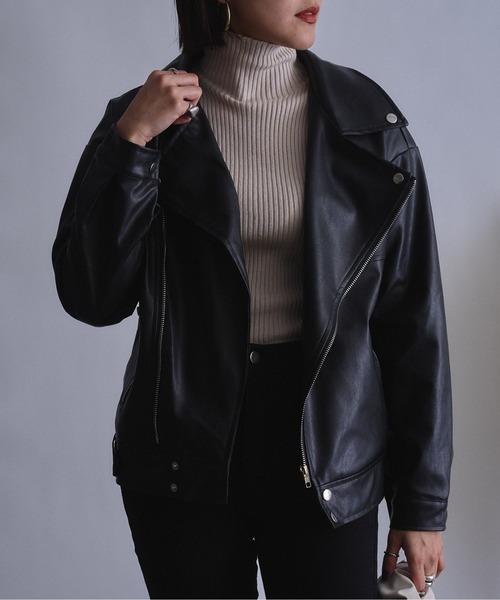 「MAISON BREEZE」 ブルゾン FREE ブラック レディース_画像8