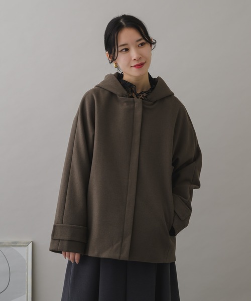 「KATHARINE ROSS」 「Cloche」ダッフルコート MEDIUM ブラック レディース_画像7