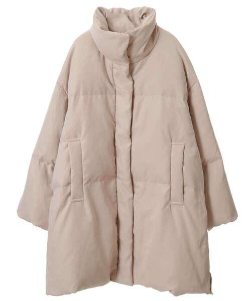 「SOFFITTO」 ダウンコート M ライトベージュ レディース_画像7