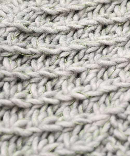 「MADEMOISELLE ROPE'」 ニットカーディガン 38 レッド レディース_画像3