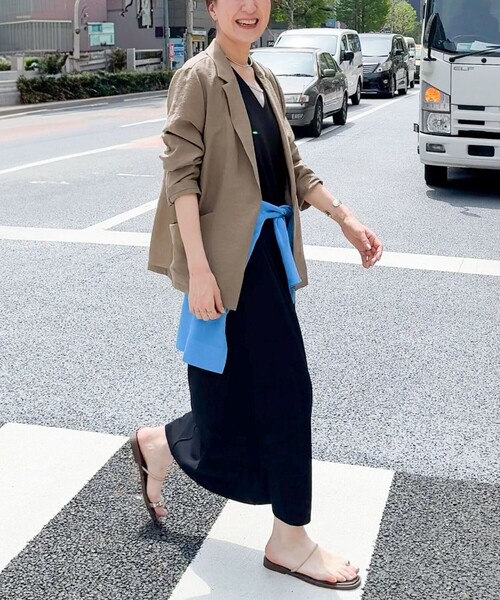 ワンピース Rie Rie Miller ワンピース 「セットアップ対応」「手洗い可能