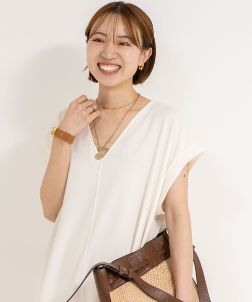 ワンピース Rie Rie Miller ワンピース 「セットアップ対応」「手洗い可能
