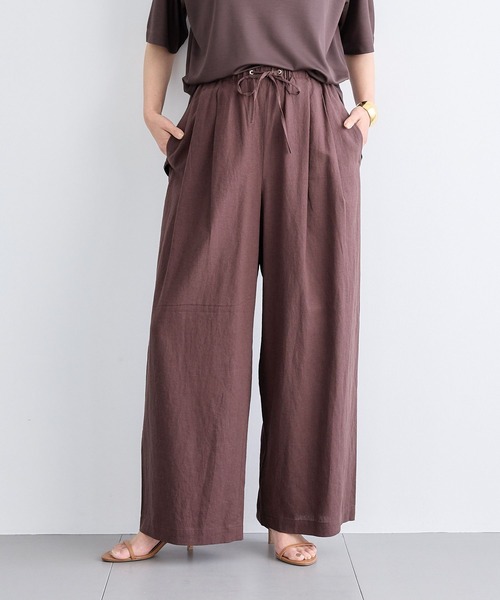 ウォッシャブルコットンリネンワイドパンツ BPF01_23_23044104207_1800?$