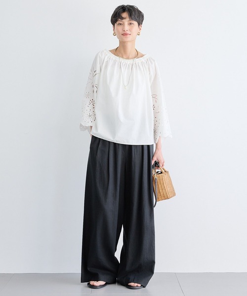 ウォッシャブルコットンリネンワイドパンツ JOURNAL STANDARD（ジャーナルスタンダード）の「□□□《追加2