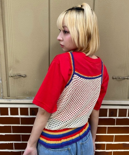 Candy Stripper キャミソール STAR KNIT : ZOZOTOWN Yahoo!店