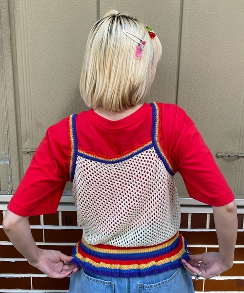 Candy Stripper キャミソール STAR KNIT : ZOZOTOWN Yahoo!店