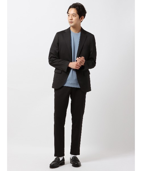 セレモニースーツ スラックス スマみえテーパードパンツ
