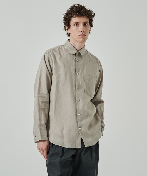 markaware（マーカウェア） シャツ 別注 LINEN TROPICAL L/S SHIRT