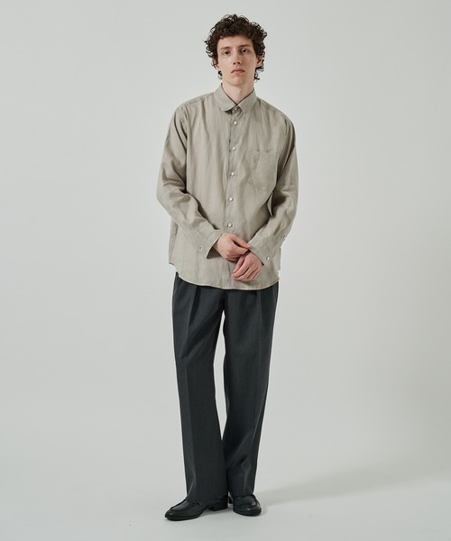 markaware（マーカウェア） シャツ 別注 LINEN TROPICAL L/S SHIRT