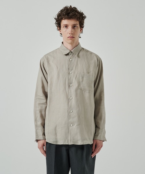 markaware（マーカウェア） シャツ 別注 LINEN TROPICAL L/S SHIRT