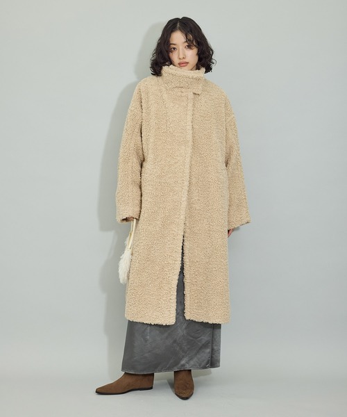 ADAM ET ROPE'（アダムエロペ） コート FREE チャコールグレー