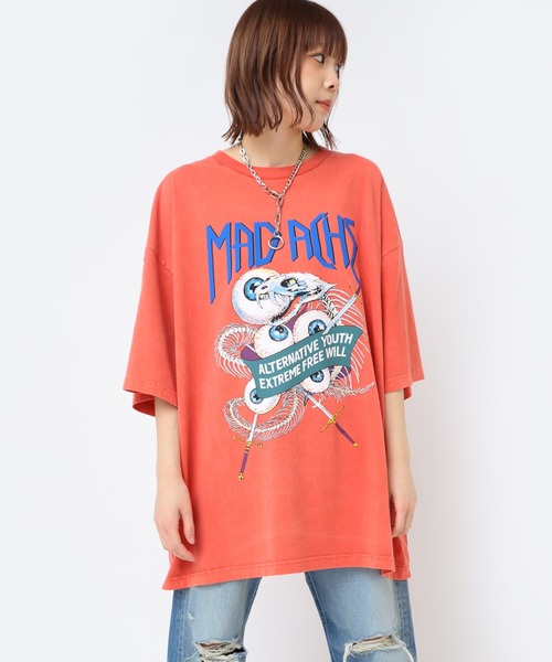 RNA tシャツ M2467 MAD ACHE EYES BIG T