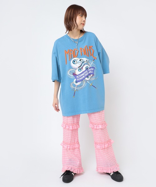 Admiral レディース Tシャツ Mサイズ ピンク/マルチカラー AD_0404_ADLA518_68_MGRN_01_cb0