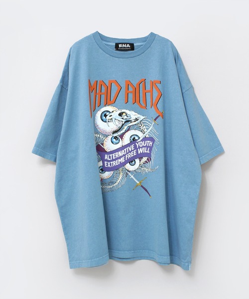 RNA tシャツ M2467 MAD ACHE EYES BIG T
