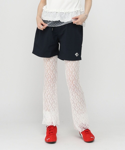 ALAND ワイドパンツ パンツ 「UNISEX」ALAND／ロゴナイロンショート