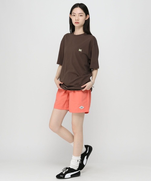 ALAND パンツ 「UNISEX」ALAND／ロゴナイロンショートパンツ