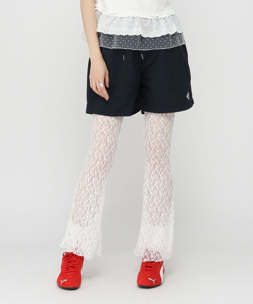 ALAND パンツ 「UNISEX」ALAND／ロゴナイロンショートパンツ
