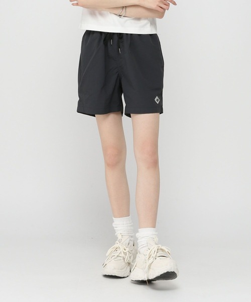 ALOUND ハーフパンツ ALAND パンツ 「UNISEX」ALAND／ロゴナイロンショートパンツ