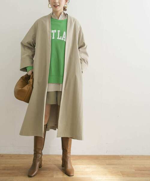 URBAN RESEARCH（アーバンリサーチ） ノーカラーコート FREE ブラウン