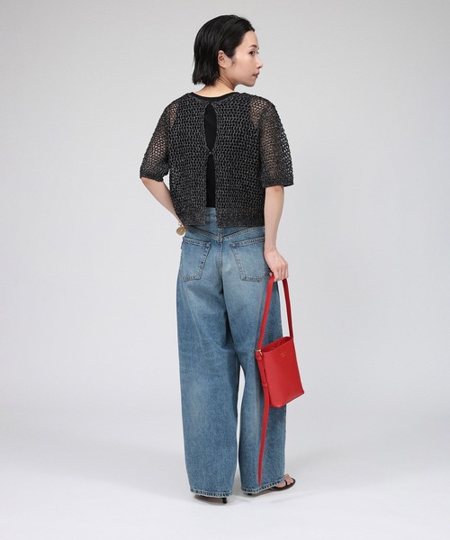 BABYLONE(バビロン) ニット セーター 2WAYメッシュプルオーバー BABYLONE(バビロン) ニット セーター 2WAYメッシュプルオーバー