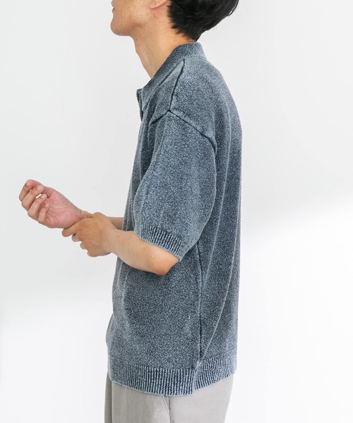 URBAN RESEARCH Sonny Label ポロシャツ インディゴパイル
