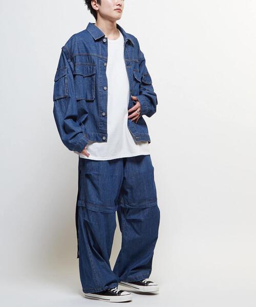 美品 CONVERSE TOKYO デニムジャケット KURO】DENIM JACKET INDIGO｜CONVERSE TOKYO (コンバース