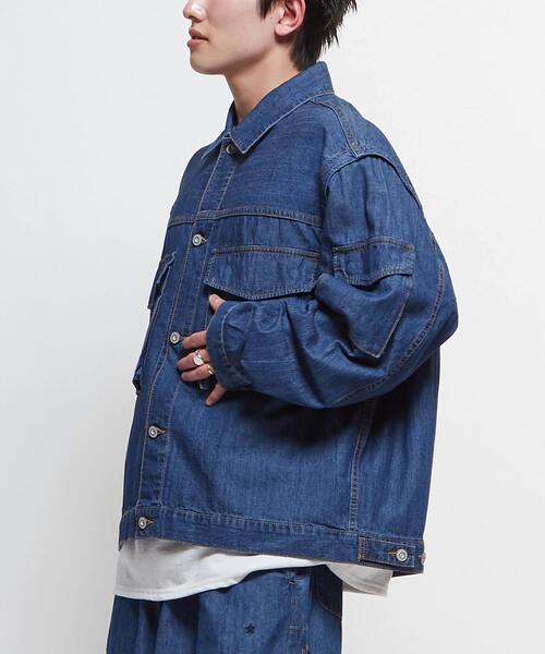 美品 CONVERSE TOKYO デニムジャケット CONVERSE TOKYO デニムジャケット gジャン 2WAY DETACHABLE
