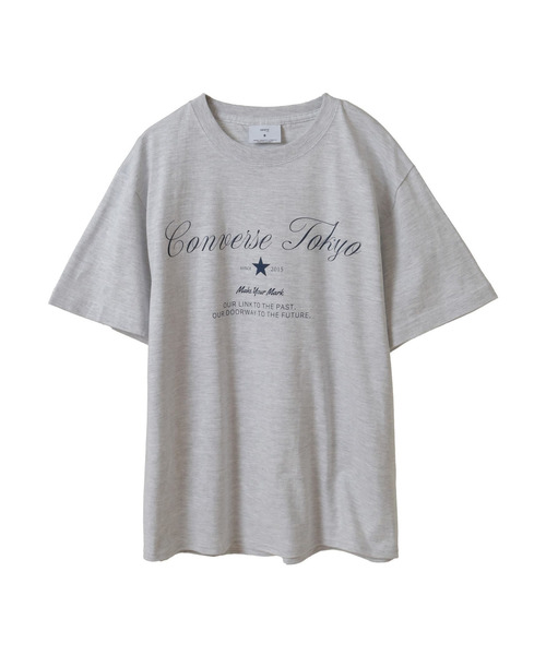 悠淘-16494 CONVERSE TOKYO tシャツ 半袖 LOGO PRINT TEE レディース : ZOZOTOWN