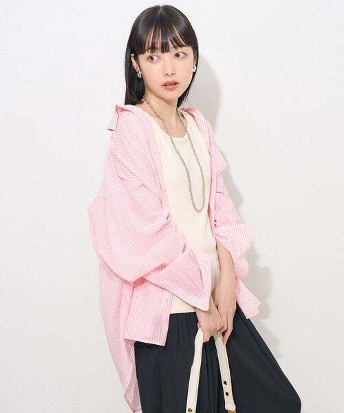 FREES ピンク 長袖シャツ Sサイズ FREAK'S STORE 「FREAK'S STORE」 長袖シャツ フリ- ピンク