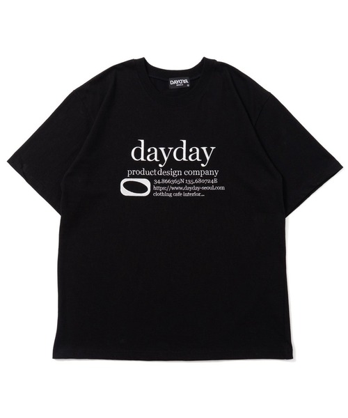DayDay SEOUL stars logo tee ロンT black L DAYDAY seoul tシャツ カテゴリーロゴ S/S Tシャツ レディース