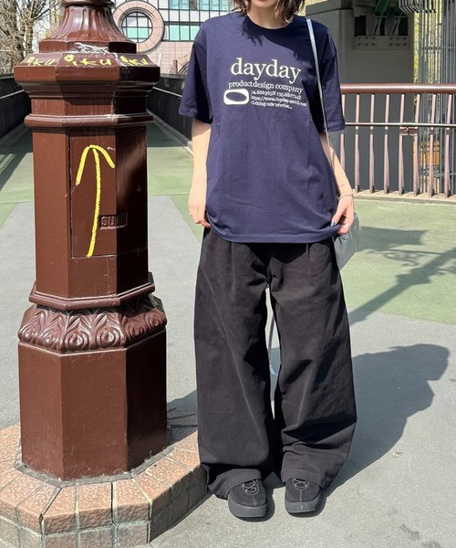 DAYDAY seoul tシャツ カテゴリーロゴ S/S Tシャツ レディース
