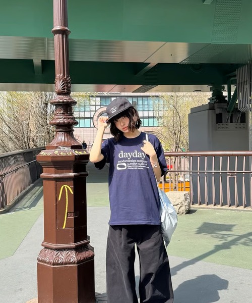 DAYDAY seoul tシャツ 半袖 カテゴリーロゴ S/S Tシャツ レディース