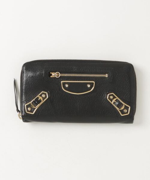 お値段交渉可★BALENCIAGA 長財布 黒 レザー BALENCIAGA - BALENCIAGA バレンシアガ ラウンドファスナー長