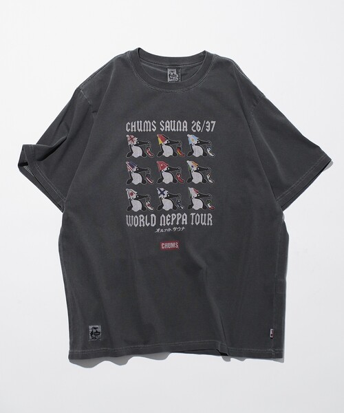 「CHUMS」 半袖Tシャツ MEDIUM ホワイト メンズ_画像2